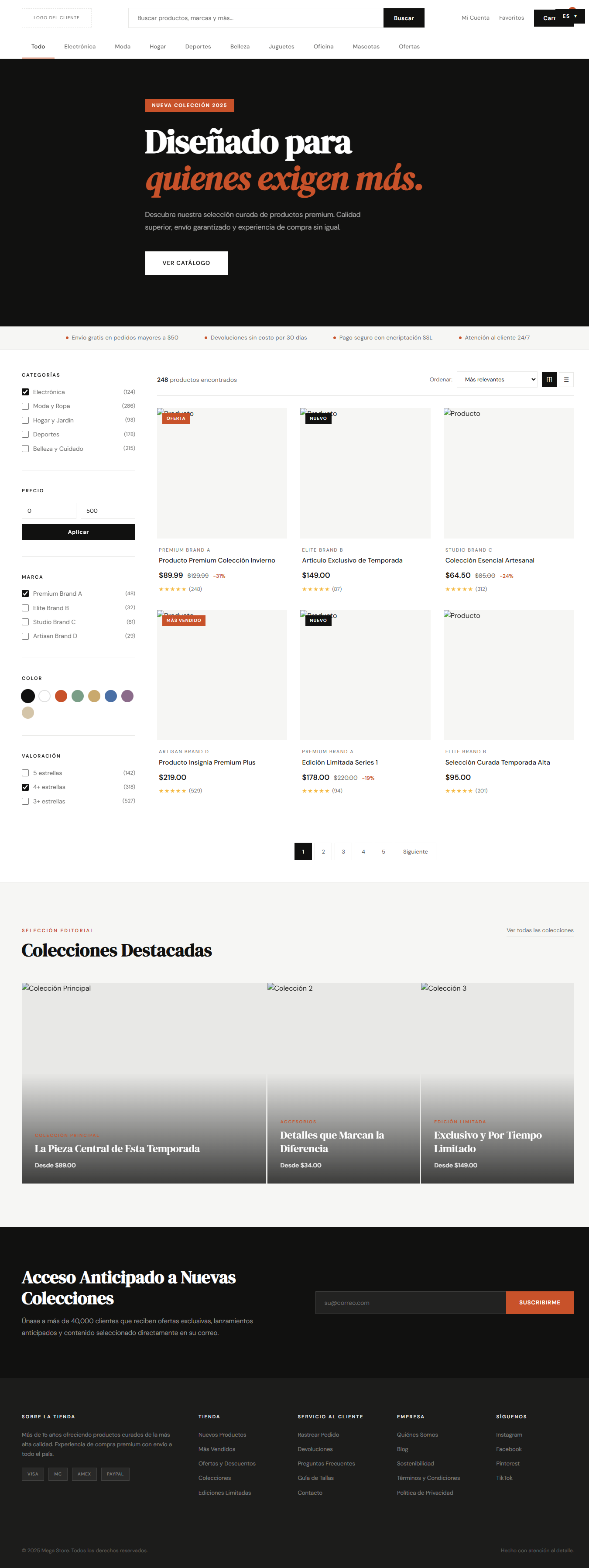 Demo Mega Tienda